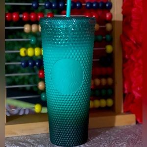 LAST ONE❣️NEW✨2022 Starbucks Holiday Bling Gradient Venti Mint Tumbler